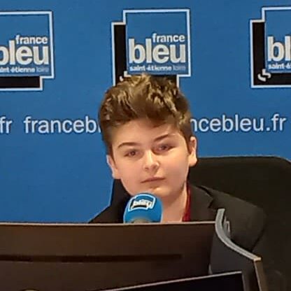 Baptiste PRAUD au micro de France Bleu