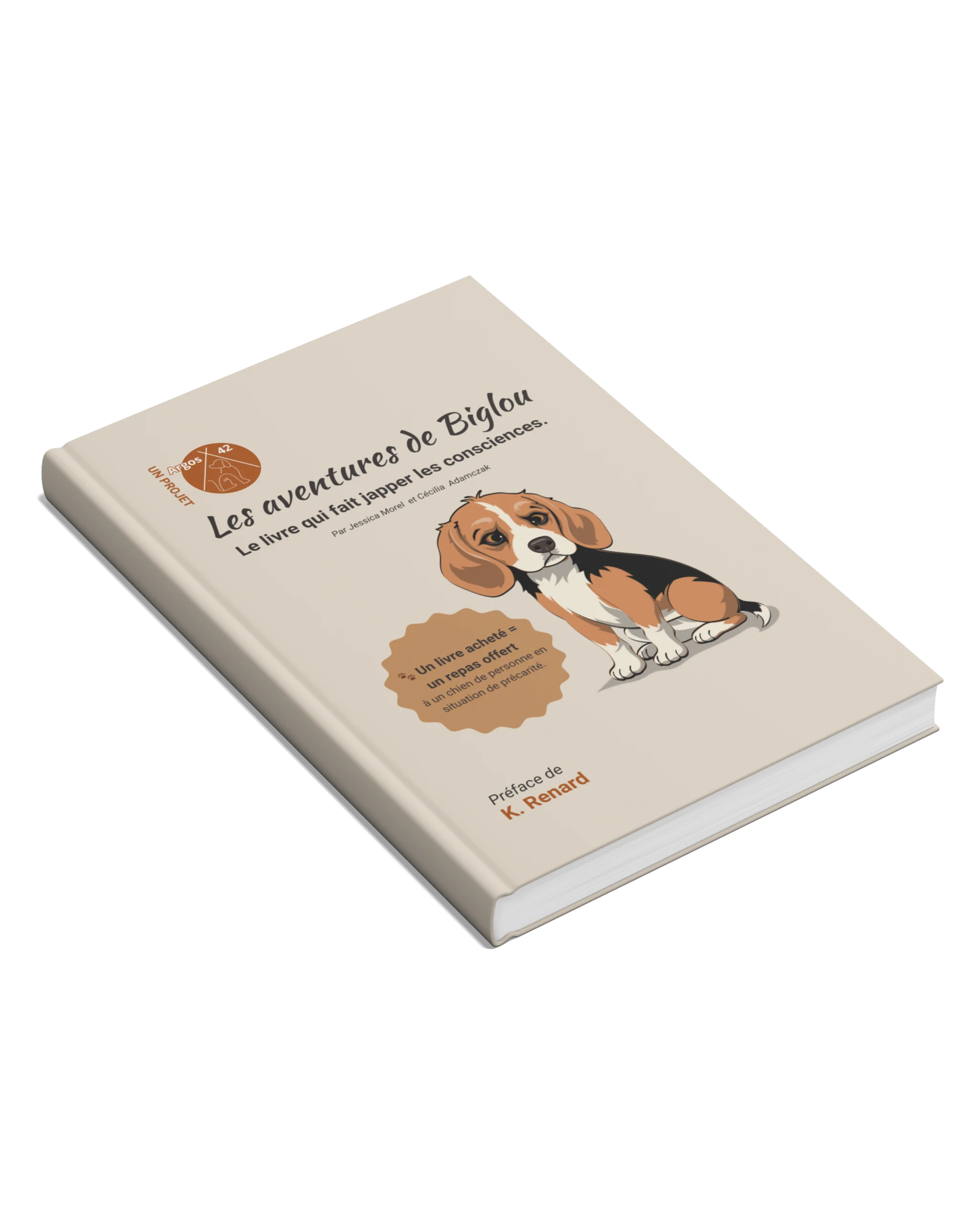 Livre jeunesse solidaire | Les aventures de Biglou Tome 1 2 livre protection animale les aventures de biglou