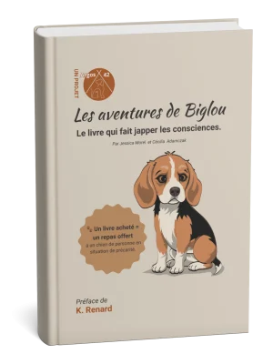 Livre jeunesse animaux, les aventures de biglou