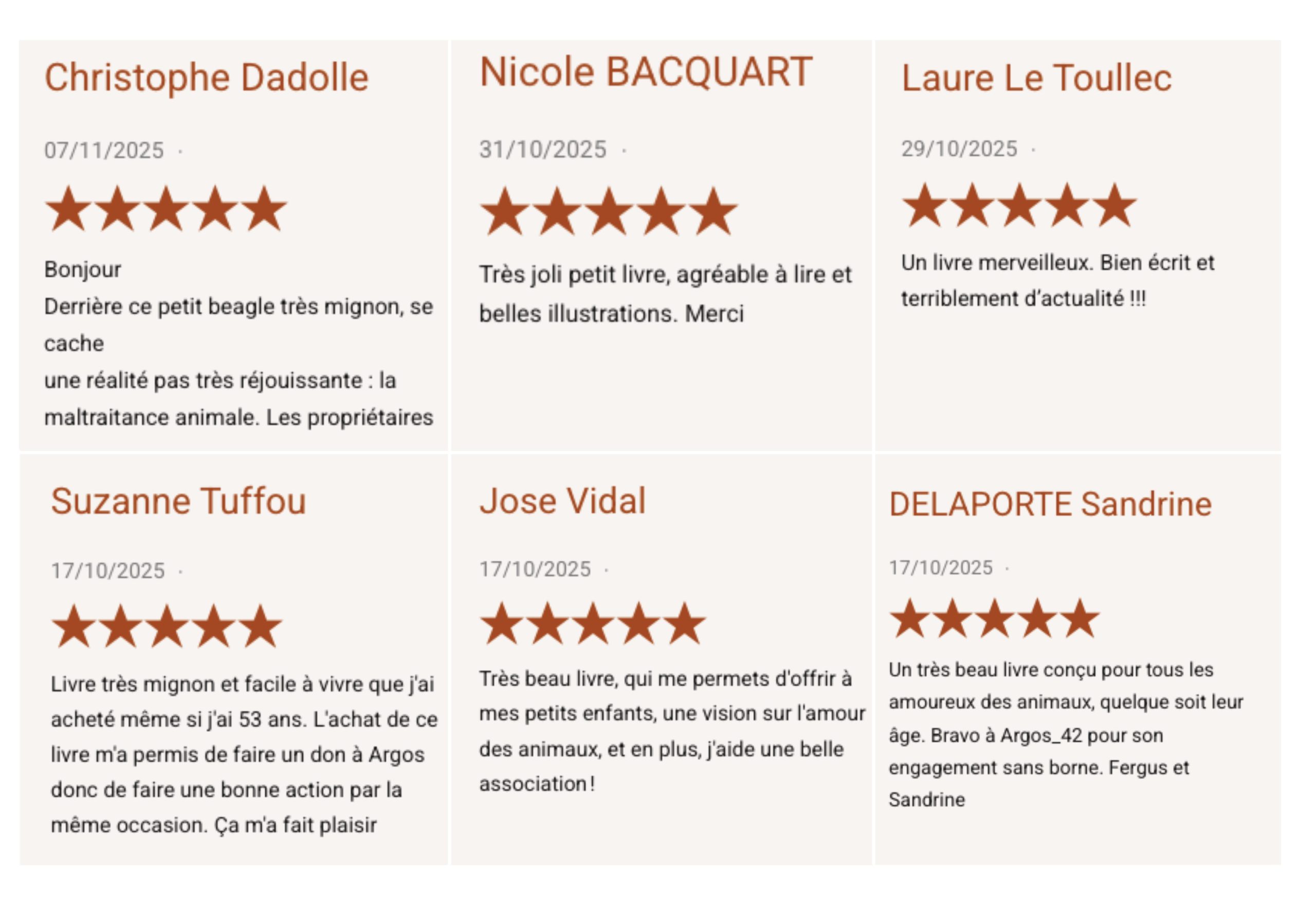 avis client notation