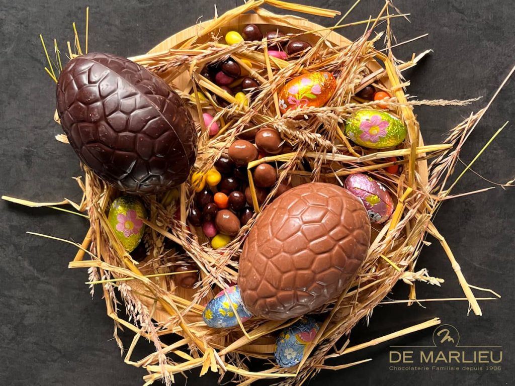 Œufs pour chocolat de Pâques