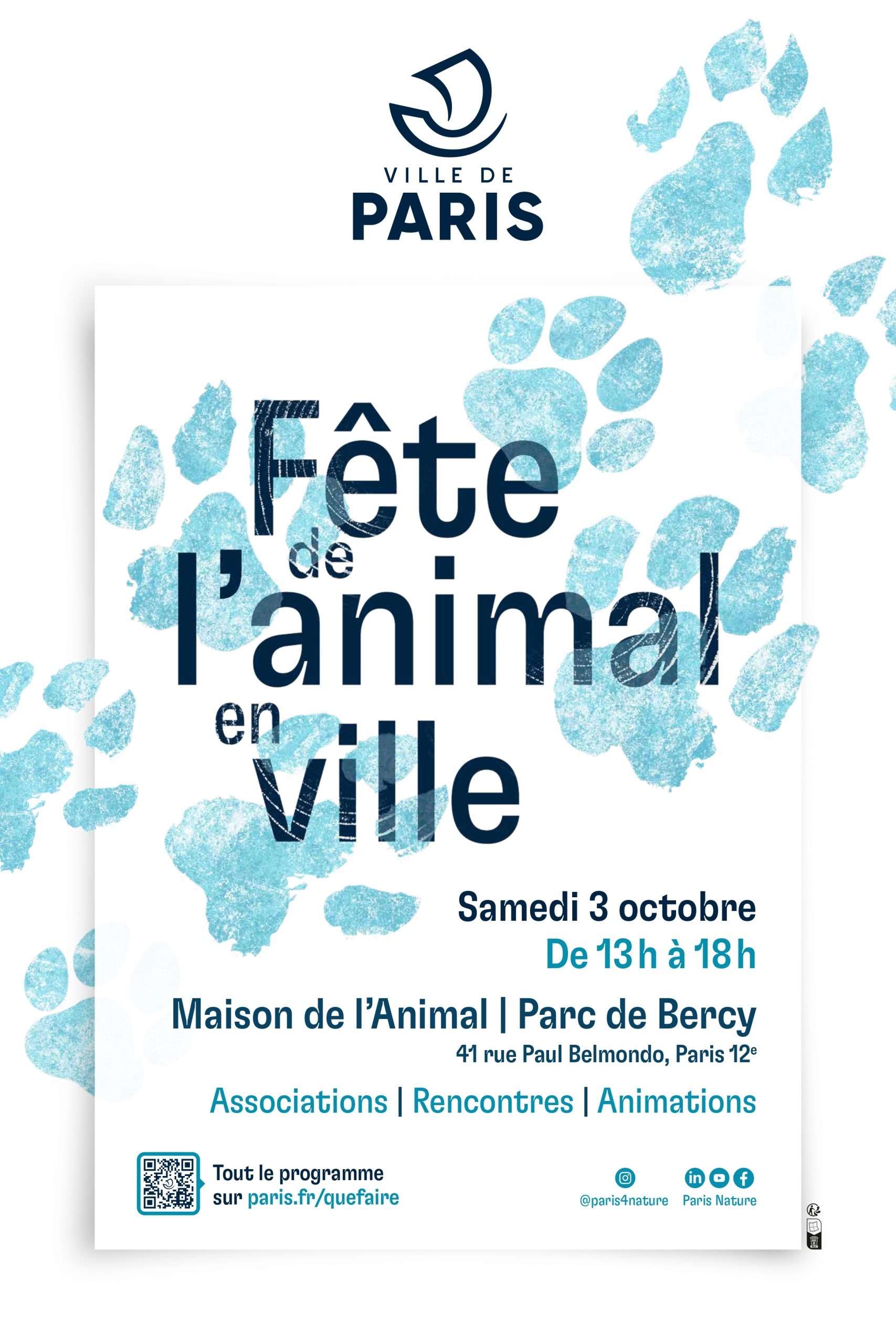 Argos 42 seras présent à la la Fête de l'Animal en Ville à Paris 12, édition 2026